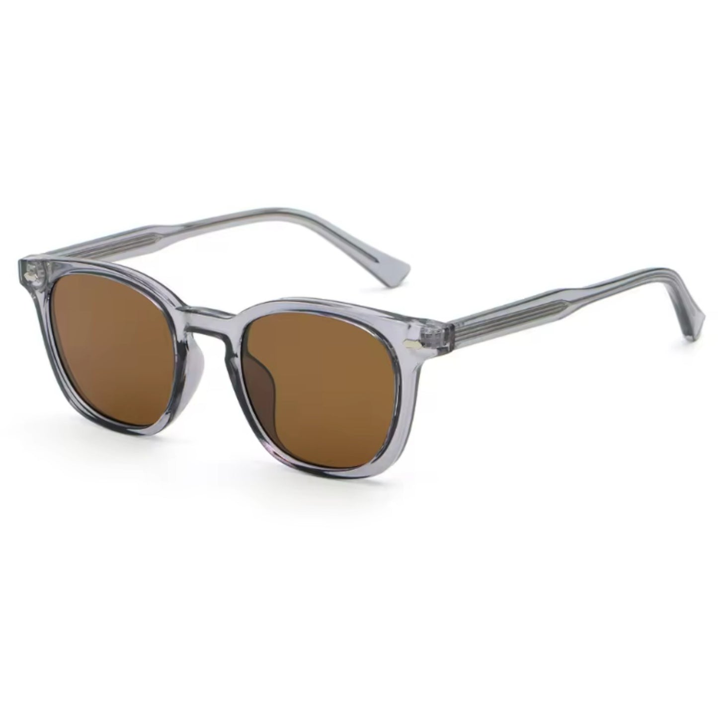 Lunettes de soleil pinigoon la numero 6 cristal de profil sur fond blanc